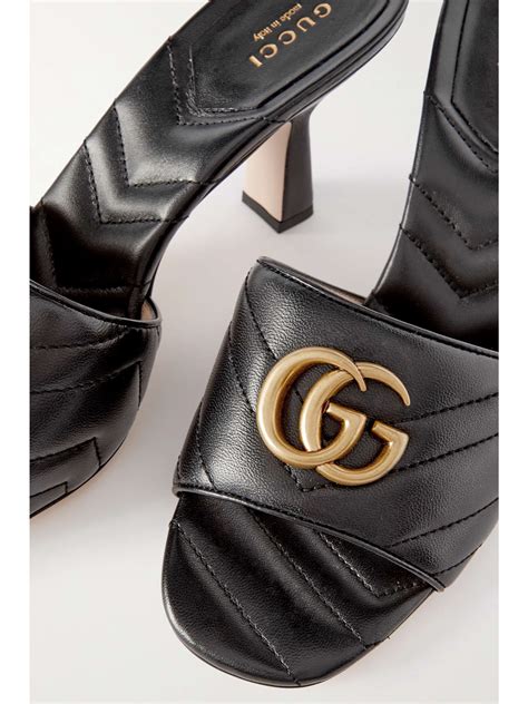 gucci marmont mules|gucci marmont mules for women.